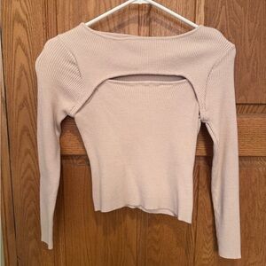 Elegant Cream Women's Top